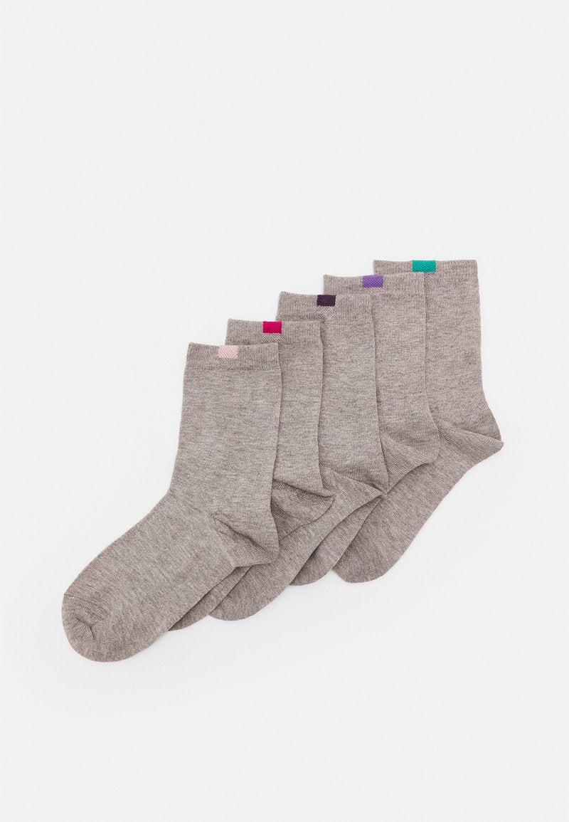  ECODIM CREW SOCKS 5 PACK - Socken - Black