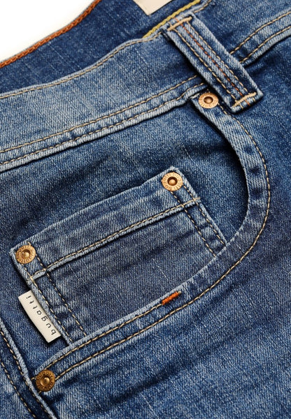 Bugatti BERMUDA - Jeans Shorts - Blau