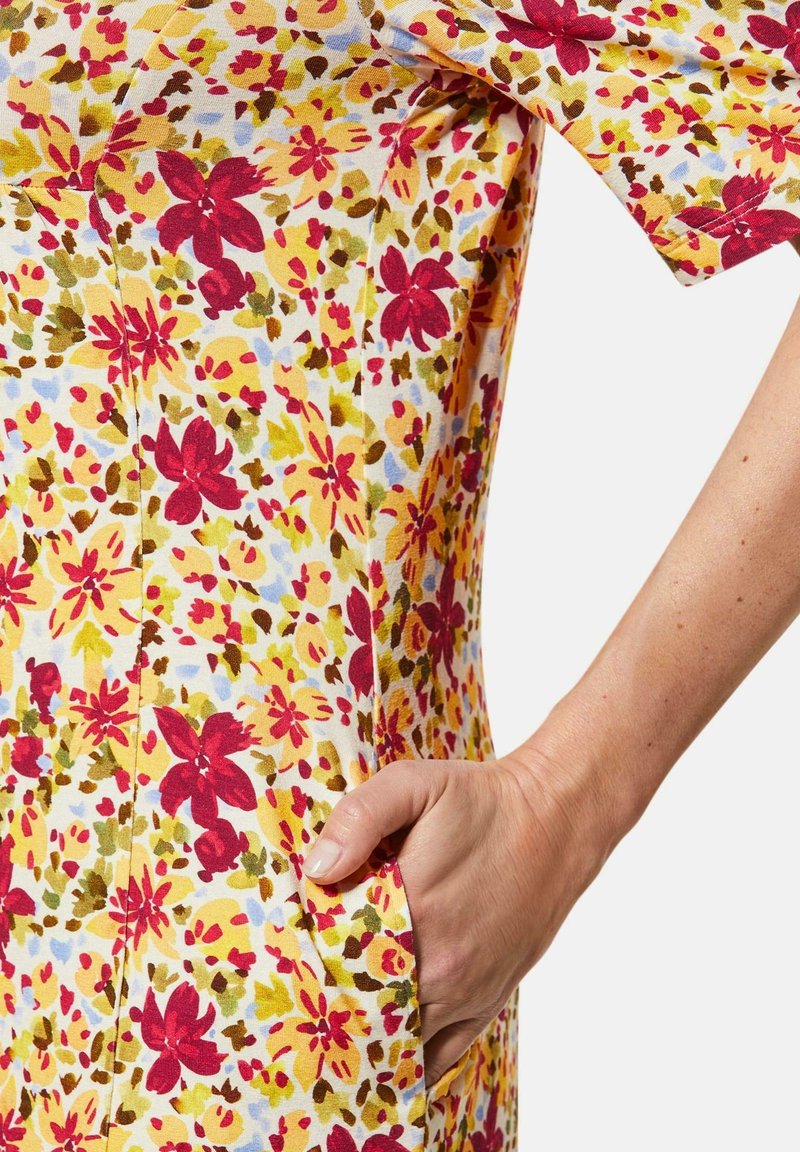 GOLDNER Jerseykleid - Bunt/geblümt