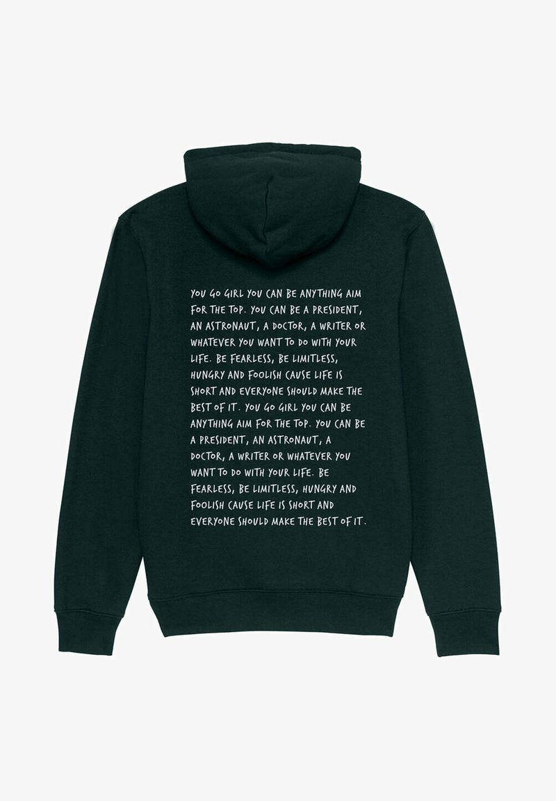  YOU GO BACK - Kapuzenpullover - Black