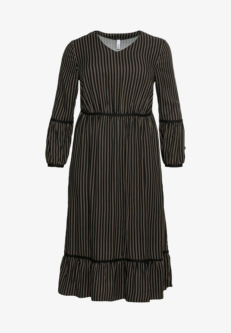 Sheego Maxikleid - Schwarz Bedruckt