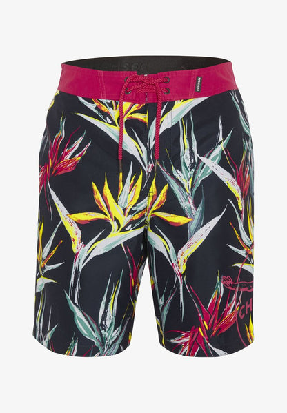 Chiemsee Badeshorts - Dark Blue Yellow