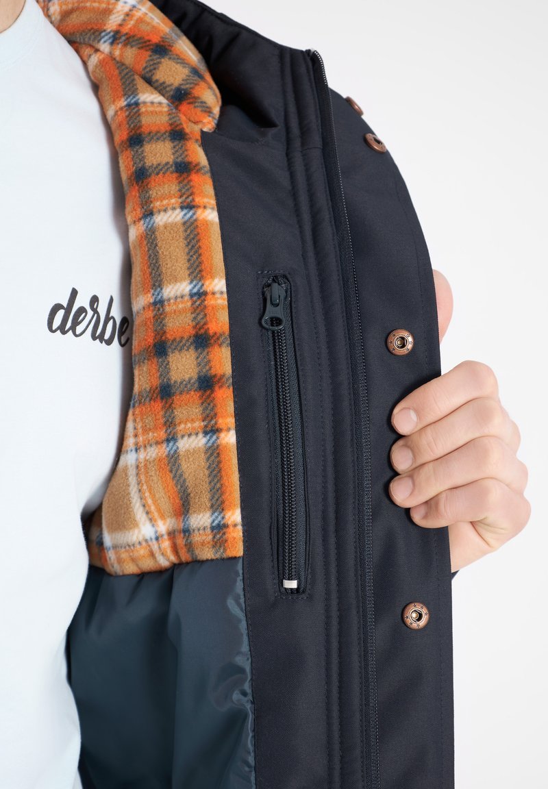 Derbe FESTHOLM - Wintermantel - Navy Check