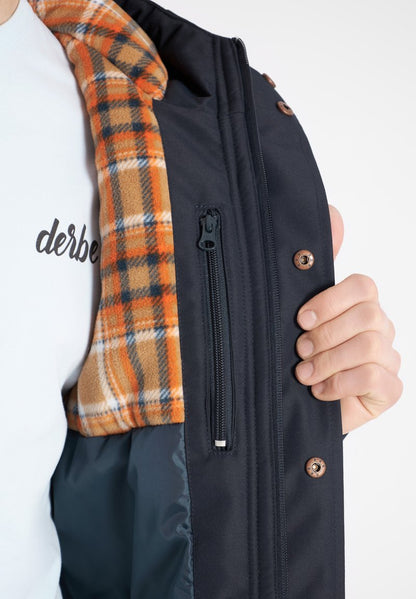 Derbe FESTHOLM - Wintermantel - Navy Check