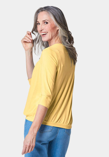 GOLDNER Bluse - Gelb