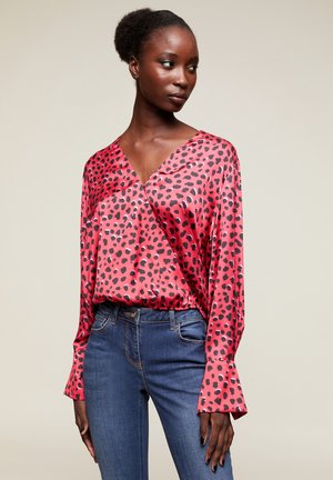  FLUIDA FANTASIA ANIMALIER - Bluse - Marrone