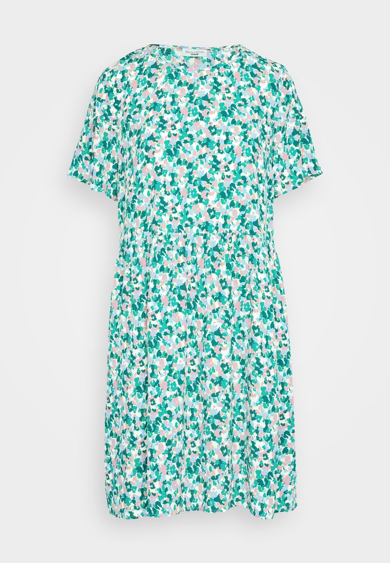 Marc O'Polo DENIM DRESS SHORT SLEEVE - Freizeitkleid - Multi/blue