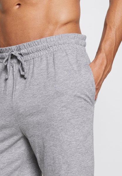 Pier One 3 PACK - Nachtwäsche Hose - Black/mottled Grey