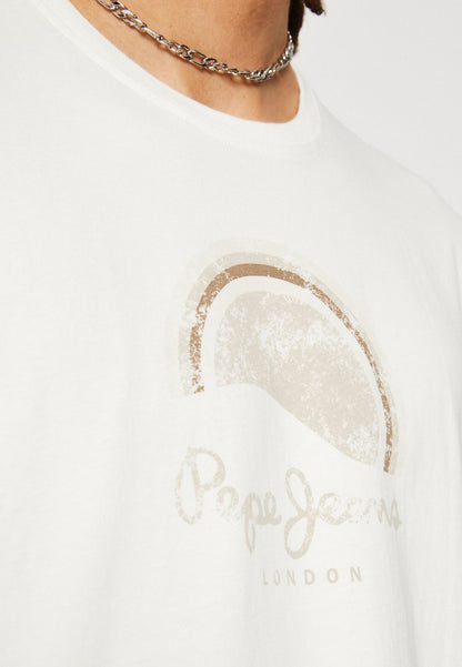 Pepe Jeans RICHMOND - T-Shirt Print - Off White