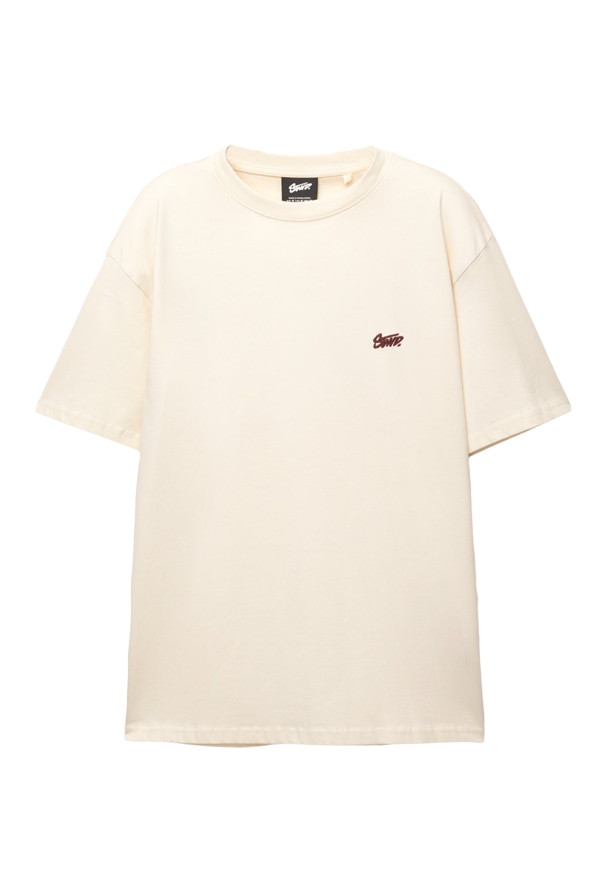 PULL & BEAR WITH LOGO - Print T-shirt - Black