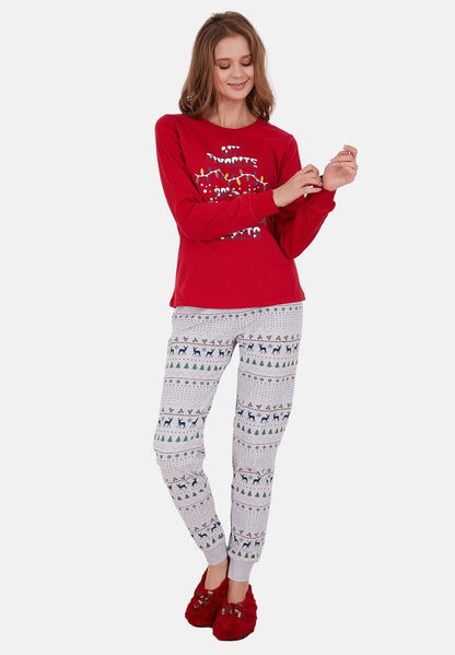  LONG SLEEVE SET - Nachtwäsche Set - Space