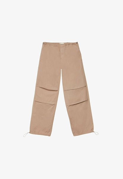 Stradivarius PARACHUTE POPELIN - Jogginghose - Stone