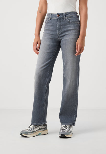 ONLY Petite ONLBLUSH MID - Straight Leg Jeans - Medium Grey Denim