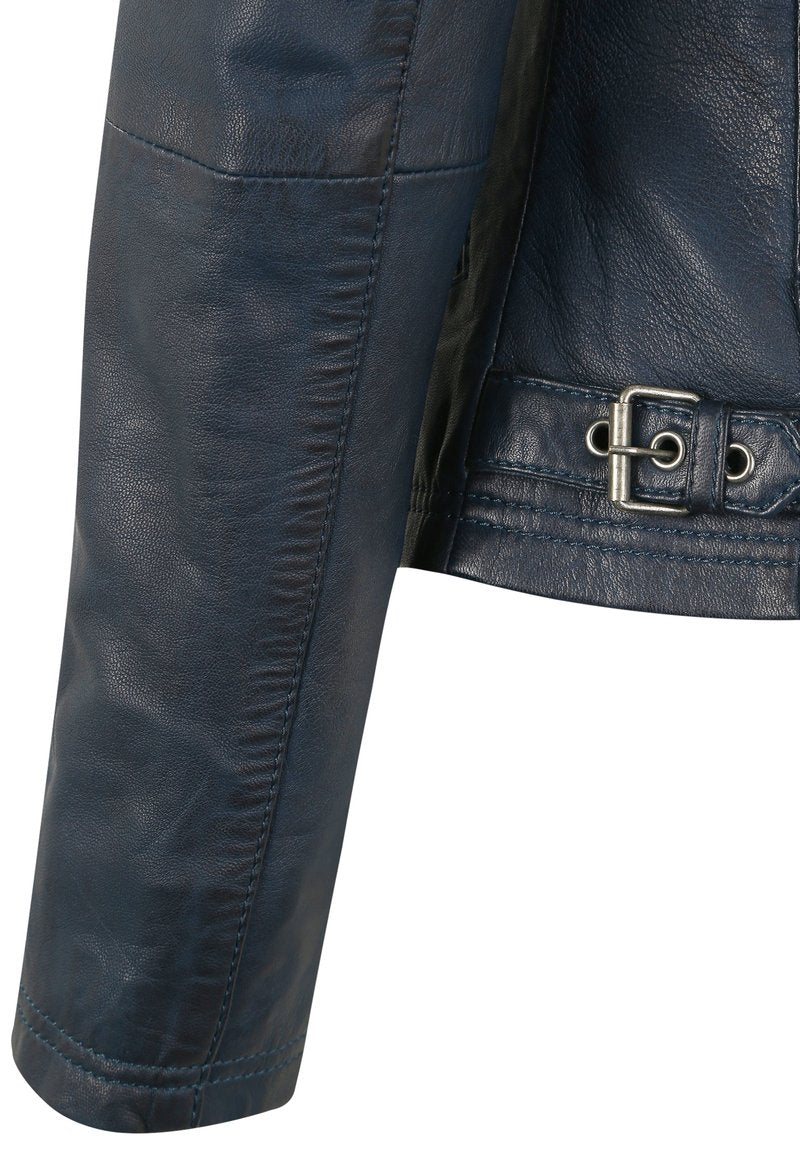  LEA - Lederjacke - Navy