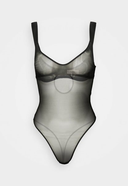 AGENT PROVOCATEUR LUCKY STRUCTURED - Body - Black