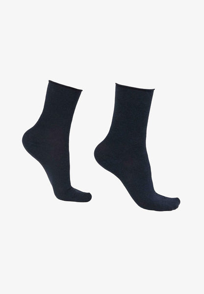 Calzedonia MIT UMSCHLAG - Socken - Jeans Scuro