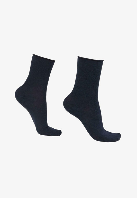 Calzedonia MIT UMSCHLAG - Socken - Jeans Scuro