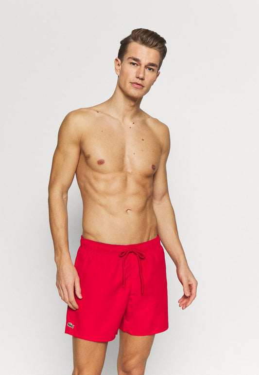 Lacoste Badeshorts - Rouge/marine