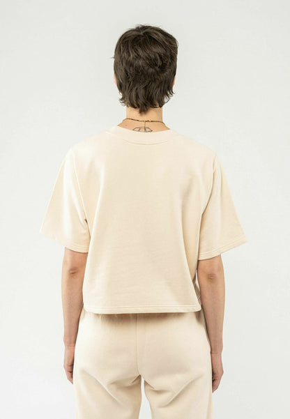 Mela FRENCH TERRY DEEPALI - T-Shirt Basic - Oat