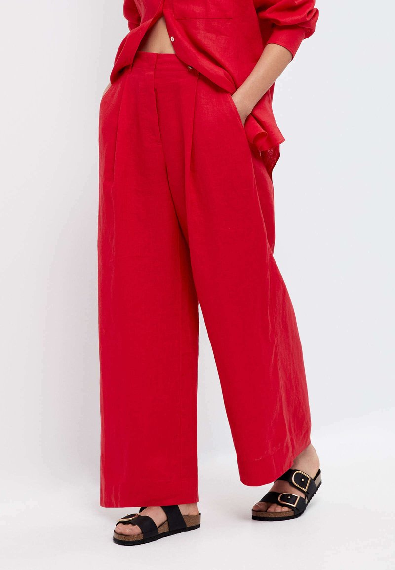 Oysho Stoffhose - Red