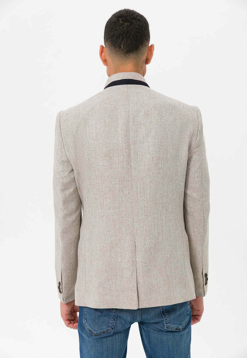  REGULAR FIT - Sakko - Beige Melange