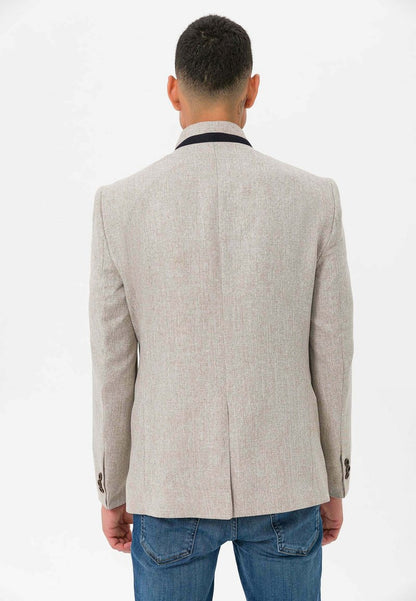  REGULAR FIT - Sakko - Beige Melange