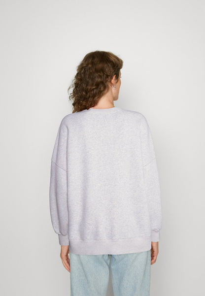 Abercrombie & Fitch THE SOFTAF MAX PATCH LONG SUNDAY CREW - Sweatshirt - Grey