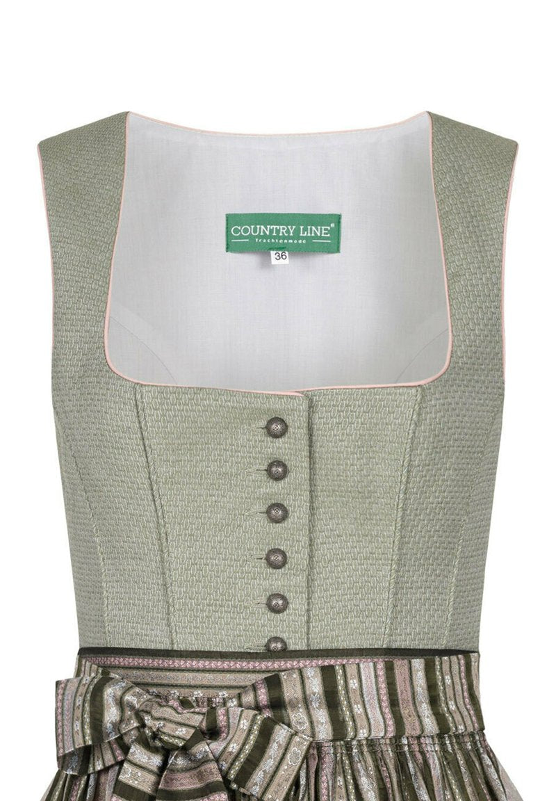  MIDI OLIVIA IN VON - Dirndl - Grün