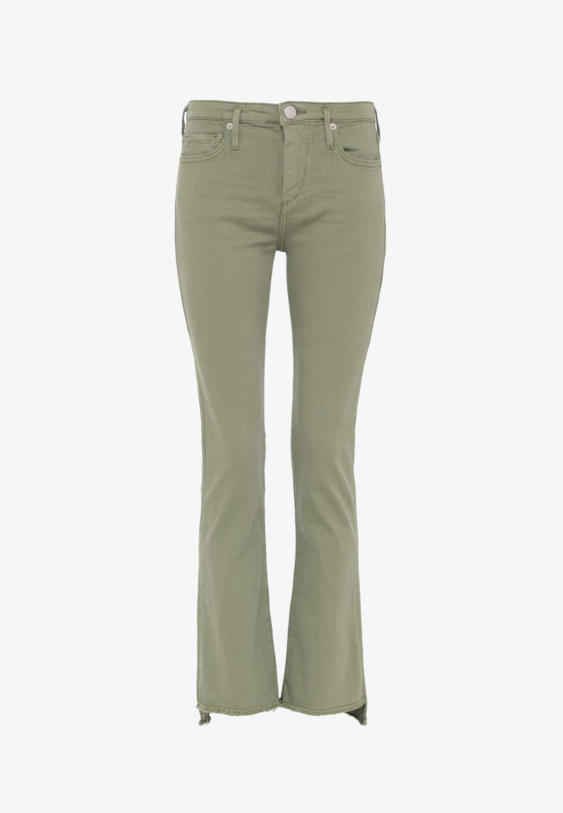 True Religion HALLE KICK FLARE - Flared Jeans - Wasabi Green