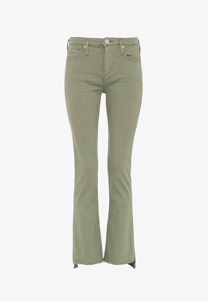 True Religion HALLE KICK FLARE - Flared Jeans - Wasabi Green