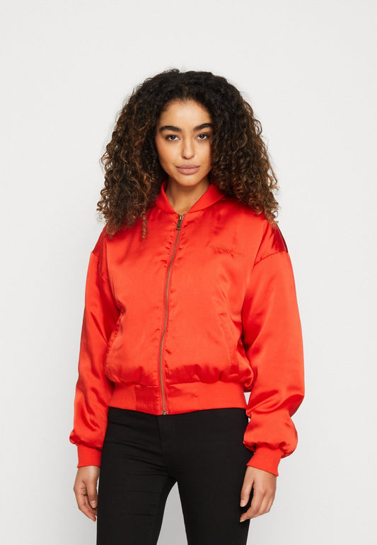COLOURFUL REBEL JULEY EMBRO JACKET - Bomberjacke - Warm Orange