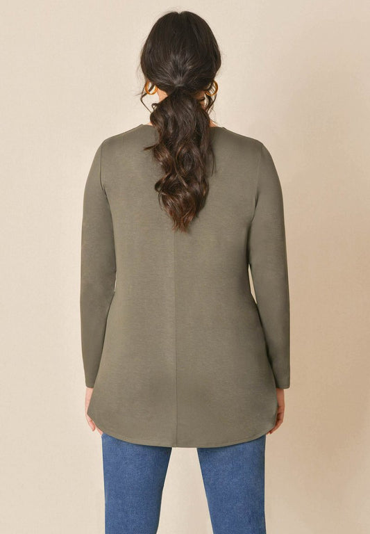  Langarmshirt - Green