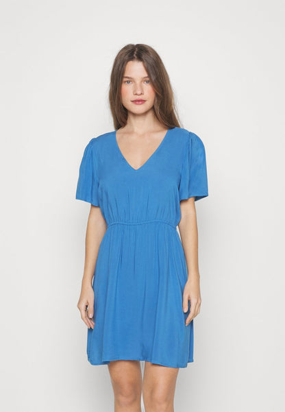 VITRINE V-NECK SHORT DRESS - Freizeitkleid - Federal Blue