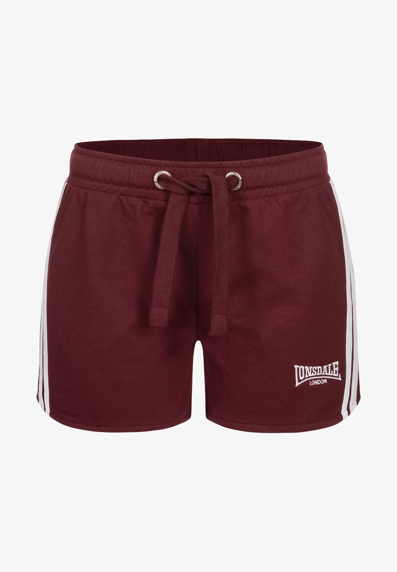 Lonsdale CARLOWAY - Jogginghose - Oxblood White