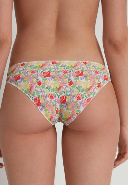  AUS BEDRUCKTER - Slip - Blumen Country Floral Print