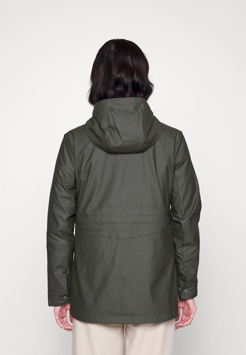 Hunter ORIGINAL WOMENS RAIN JACKET - Parka - Dark Olive