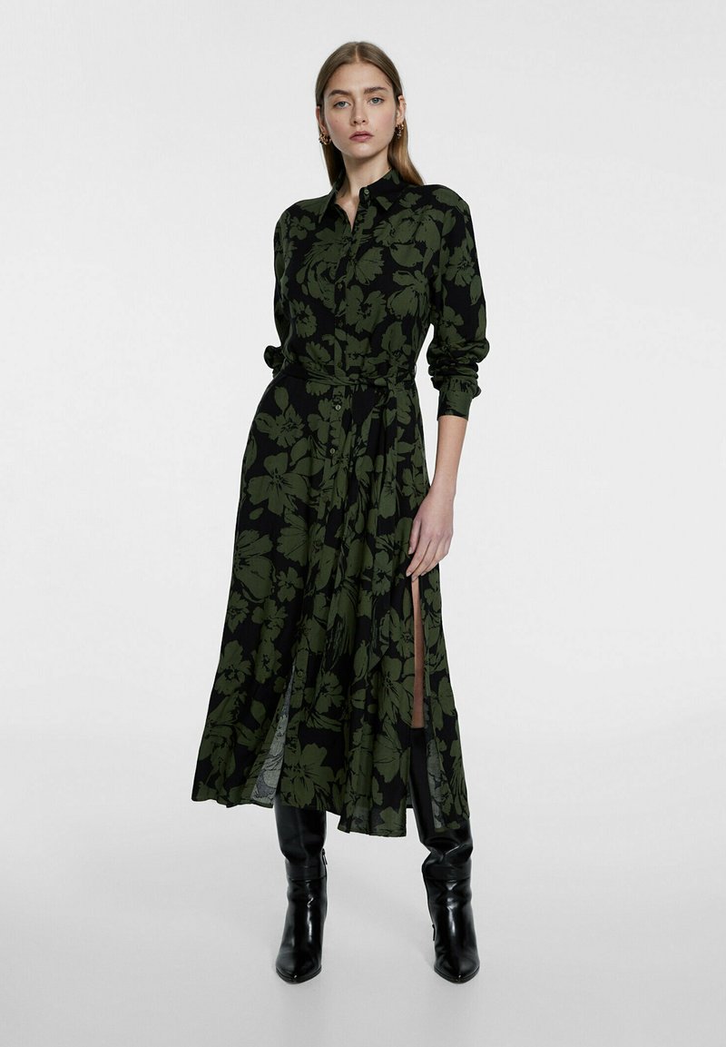 Stradivarius Blusenkleid - Khaki