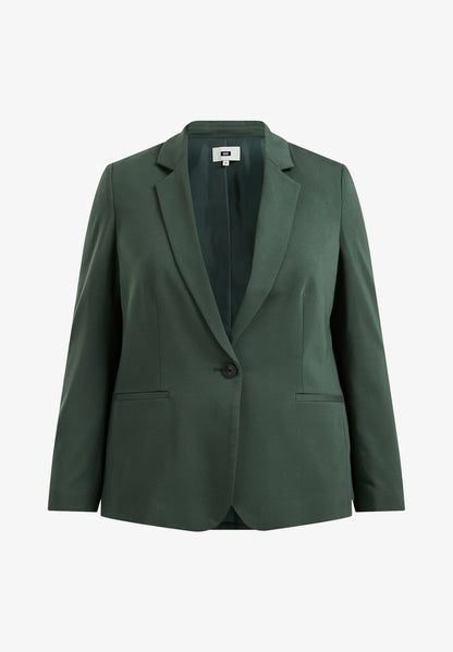 WE FASHION CURVE - Blazer - Green