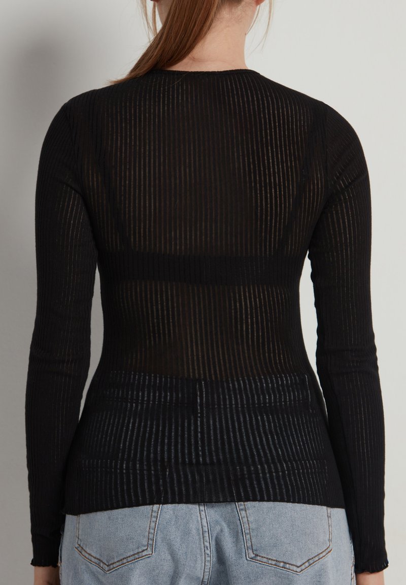  MANGA LARGA - Strickpullover - Black