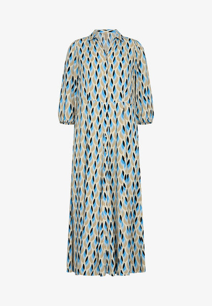 Soyaconcept SAMMY - Blusenkleid - Bright Blue Combi