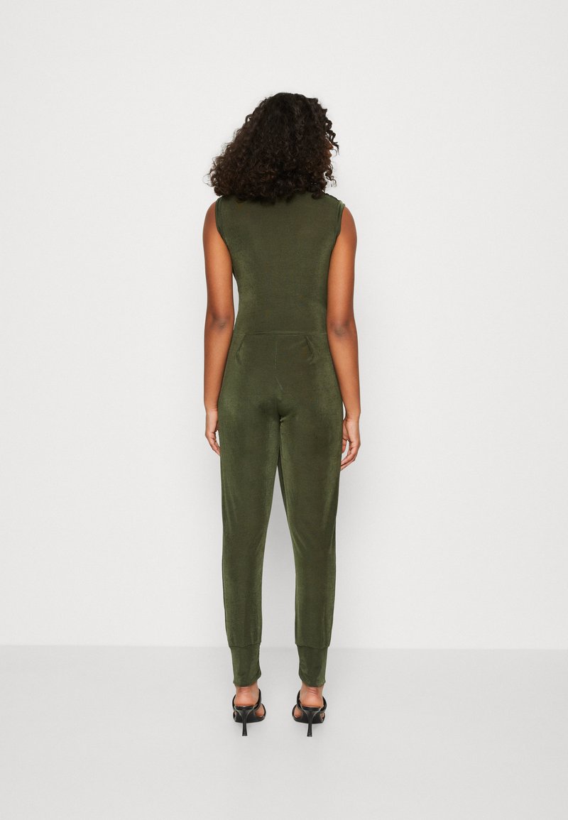 Wal G RONNY SLOUGH NECK - Jumpsuit - Olive Green