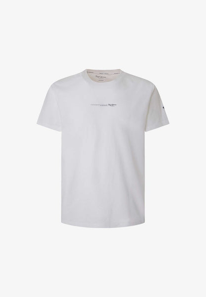 Pepe Jeans DAVID RUNDHALS KURZ - T-Shirt Print - Grau