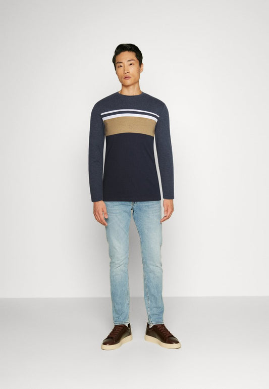 Pier One Langarmshirt - Dark Blue