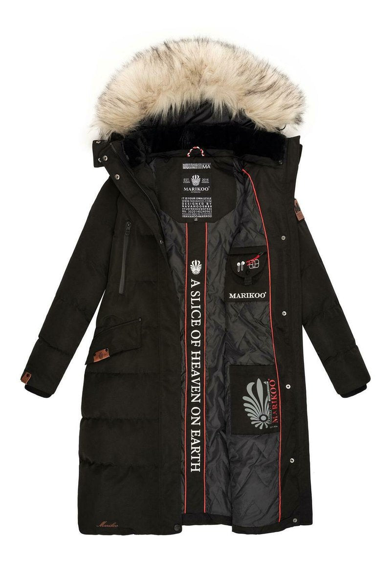 Marikoo Wintermantel - Black