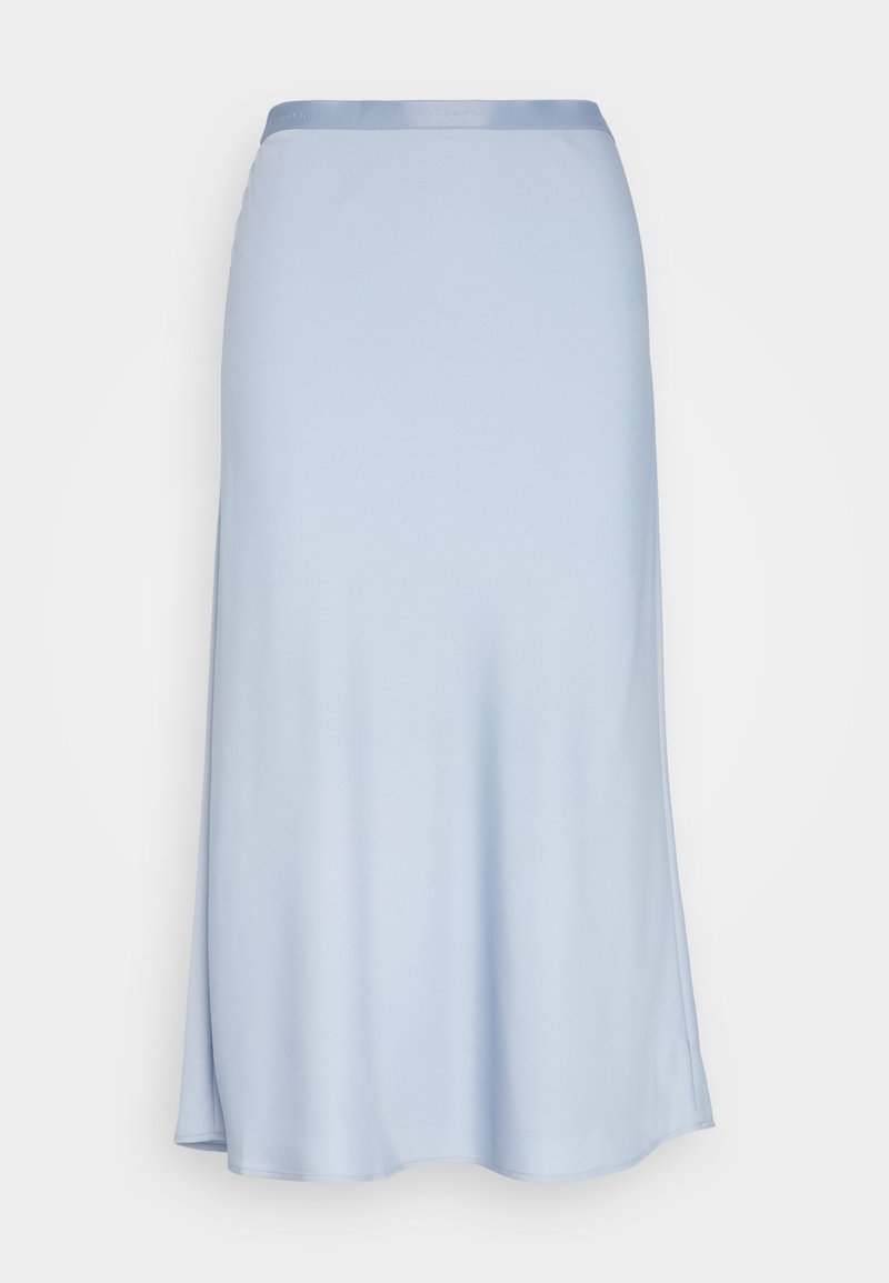 Calvin Klein BIAS CUT MIDI SKIRT - A-Linien-Rock - Black