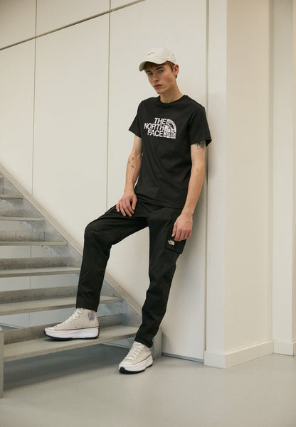 The North Face WOODCUT DOME TEE - T-Shirt Print - Black