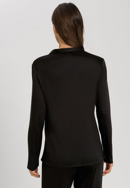 HANRO GRAND CENTRAL - Nachtwäsche Shirt - Black Beauty