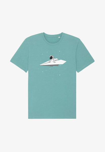 FLY ME TO THE MOON - T-Shirt Print - Mauve