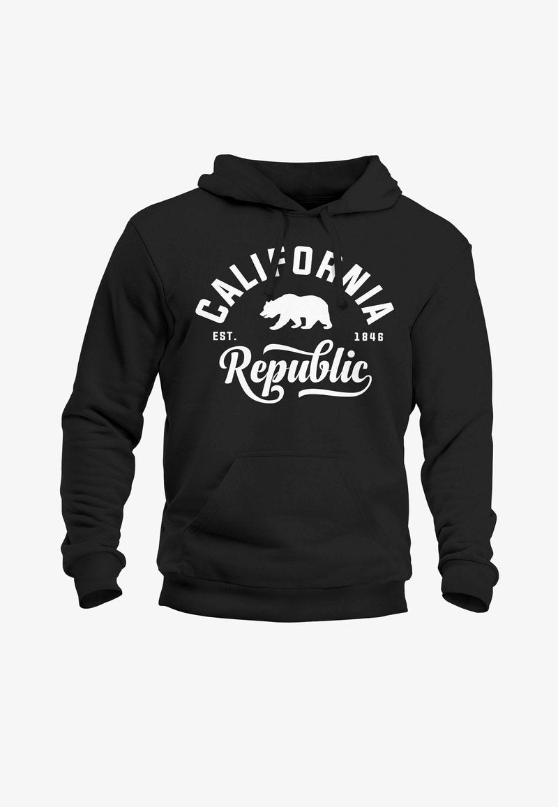  CALIFORNIA REPUBLIC NEVERL - Kapuzenpullover - Schwarz