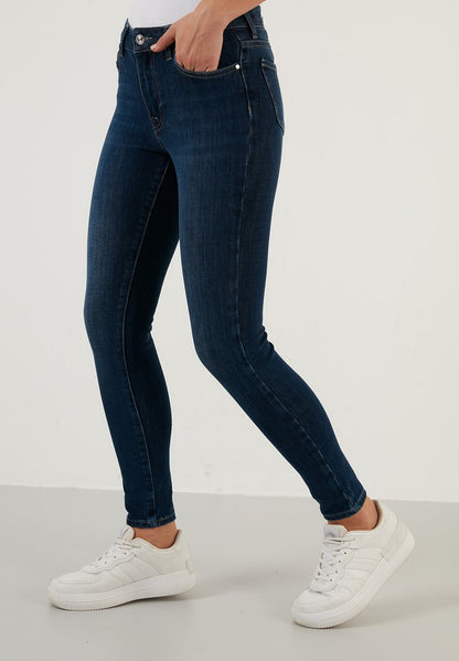 LELA SLIM FIT - Jeans Skinny Fit - Dark Blue